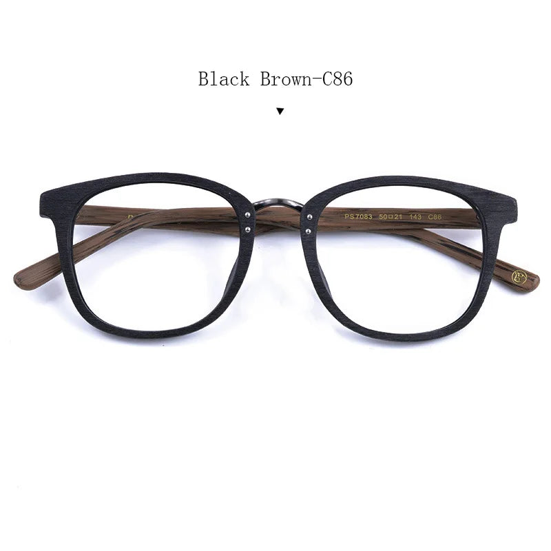 Unisex Round Full Rim Titanium Prescription Glasses 708300 — view 4 | Rx Spectacle