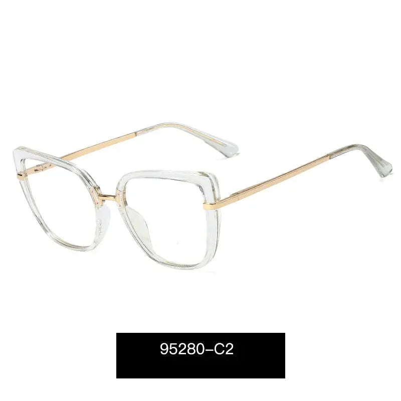 Women's Cat Eye Full Rim TR90 Prescription Glasses 195280 — view 4 | Rx Spectacle