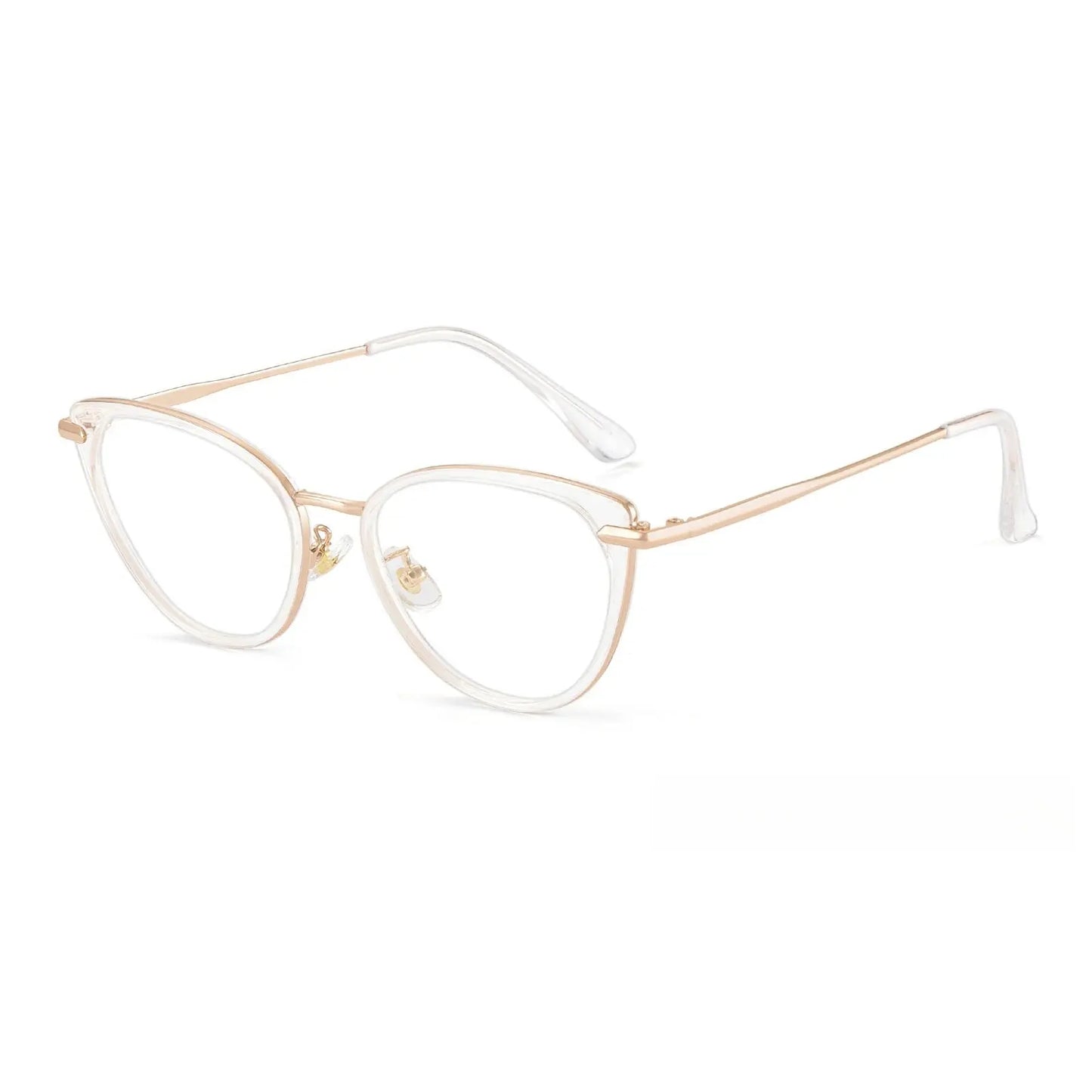 Women's Cat Eye Full Rim TR90 Prescription Glasses Y1911 — view 7 | Rx Spectacle