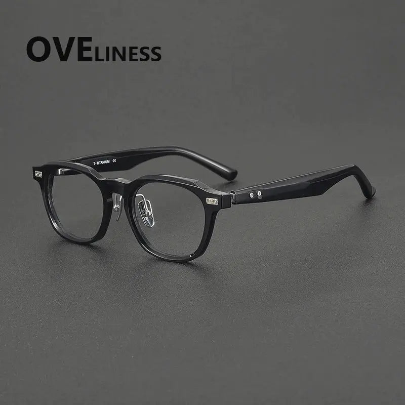 Unisex Oval Full Rim Acetate Prescription Glasses 321023 — view 6 | Rx Spectacle