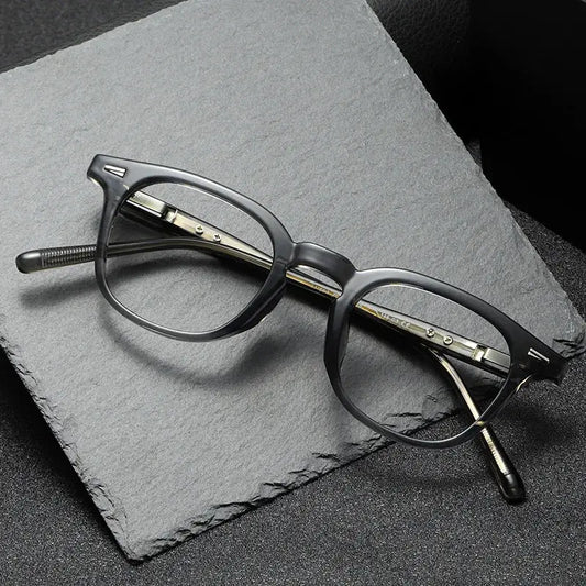 Unisex Square Full Rim Acetate Prescription Glasses L7156 — view 1 | Rx Spectacle