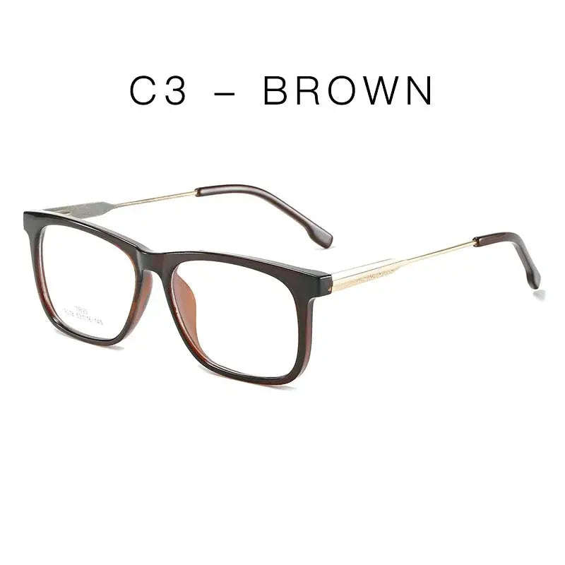 Unisex Square Full Rim TR90 Prescription Glasses 907849 — view 4 | Rx Spectacle
