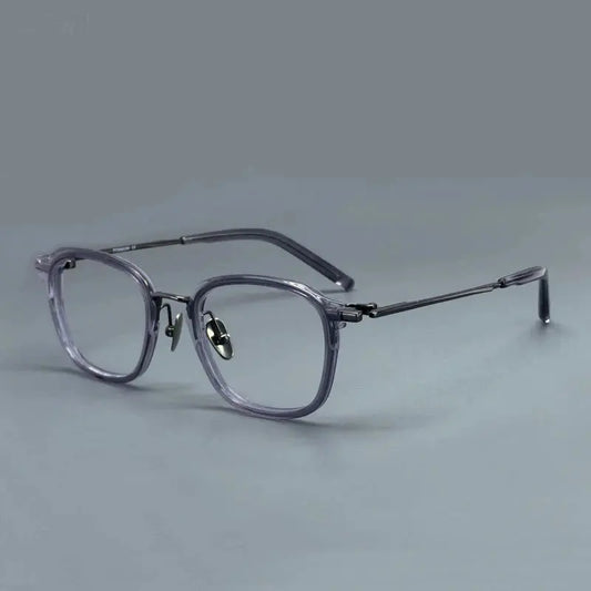 Unisex Square Full Rim Titanium Prescription Glasses 915110 — view 1 | Rx Spectacle