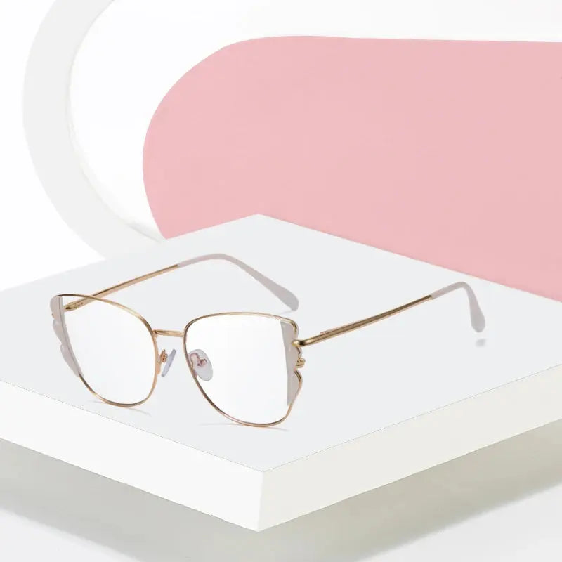 Women's Cat Eye Full Rim Acetate Prescription Glasses 95933 — view 1 | Rx Spectacle