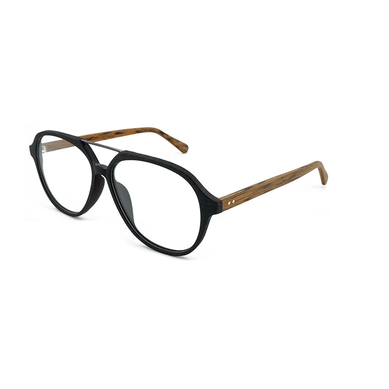 Unisex Oval Full Rim Titanium Double Bridge Prescription Glasses 603200 — view 3 | Rx Spectacle
