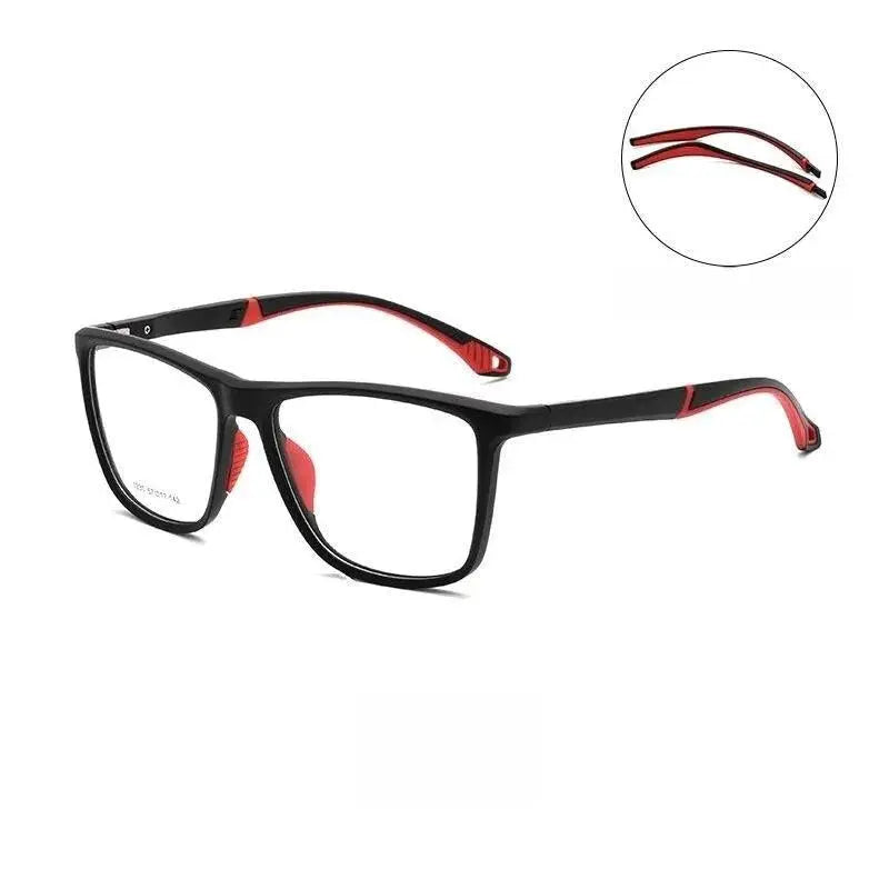 Men's Square Full Rim TR90 Sports Glasses Y1230d — view 8 | Rx Spectacle