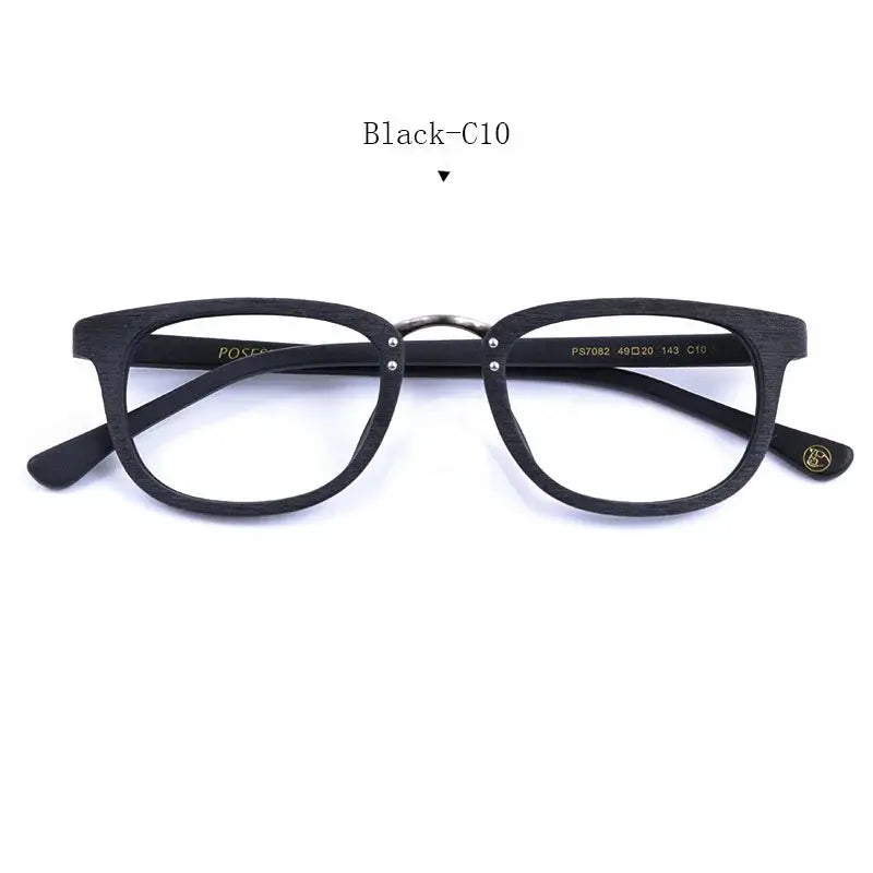 Women's Square Full Rim Alloy Prescription Glasses 87082 — view 4 | Rx Spectacle
