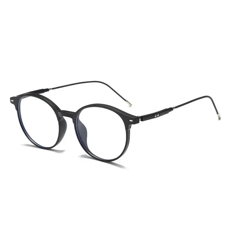 Unisex Round Full Rim TR90 Prescription Glasses Y8123 — view 9 | Rx Spectacle