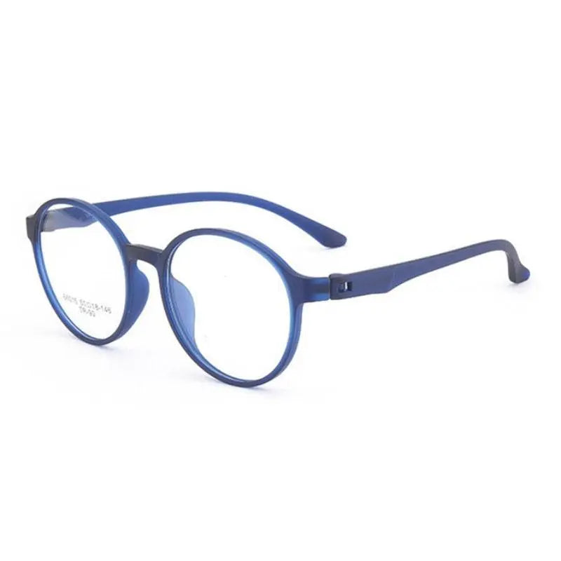 Unisex Round Full Rim Titanium Reading Glasses 66016 — view 3 | Rx Spectacle