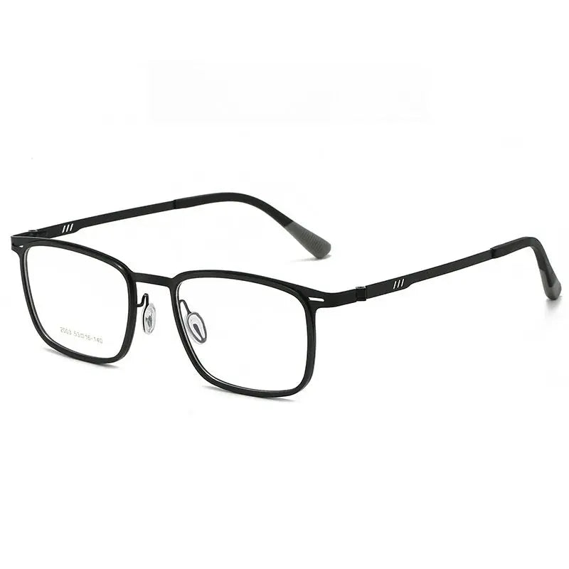 Men's Square Full Rim Alloy Prescription Glasses 20034 — view 3 | Rx Spectacle
