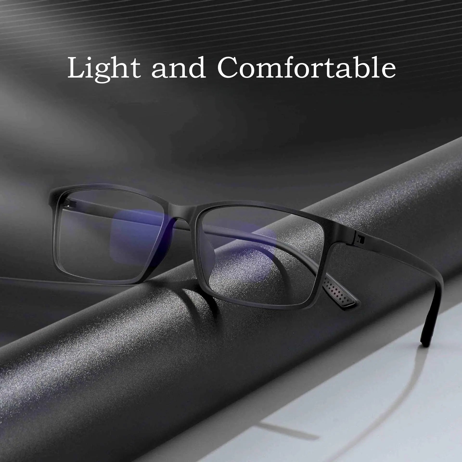 Unisex Square Full Rim TR90 Screwless Prescription Glasses 20-32-33-34 — view 23 | Rx Spectacle
