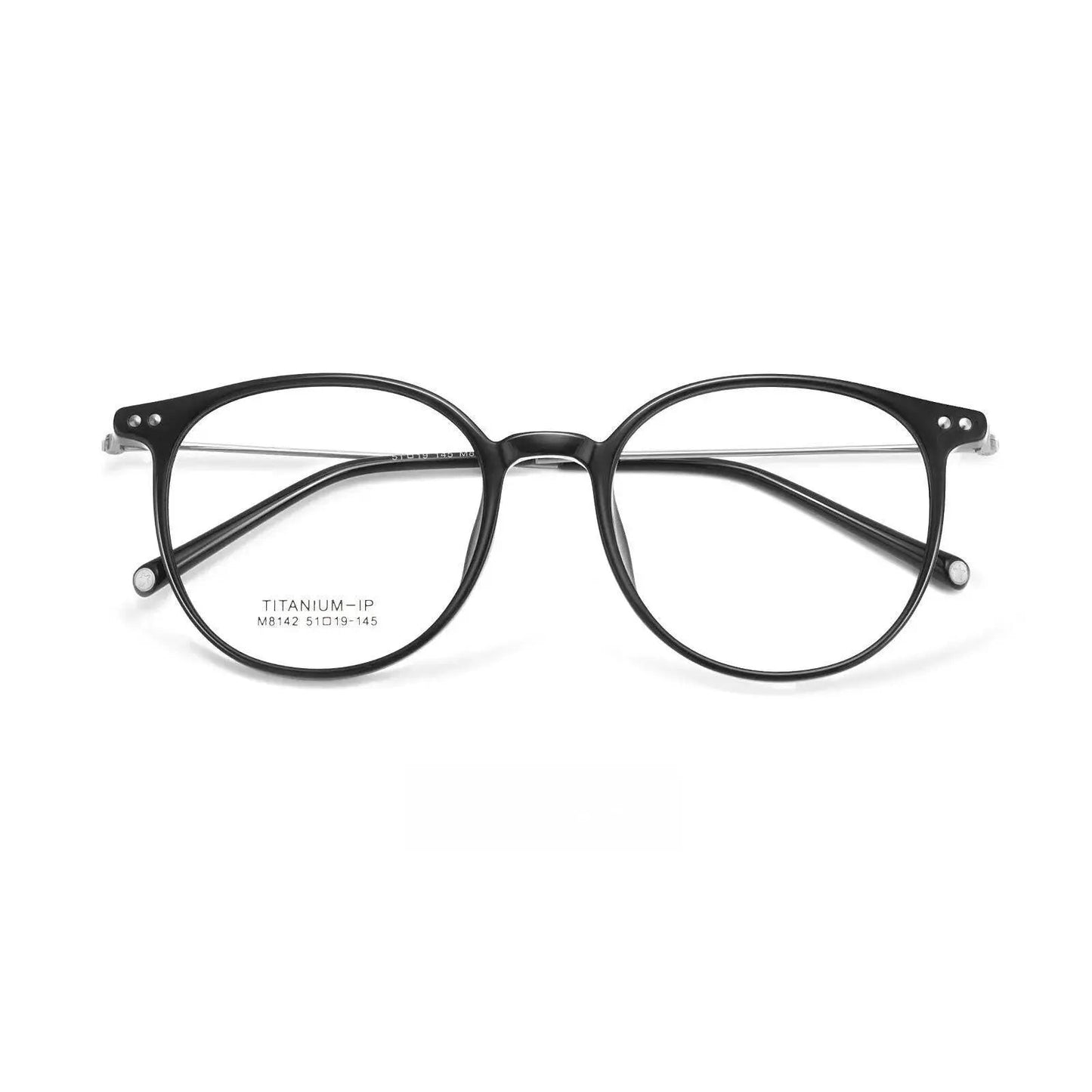 Unisex Square Full Rim Prescription Glasses M8142 — view 8 | Rx Spectacle