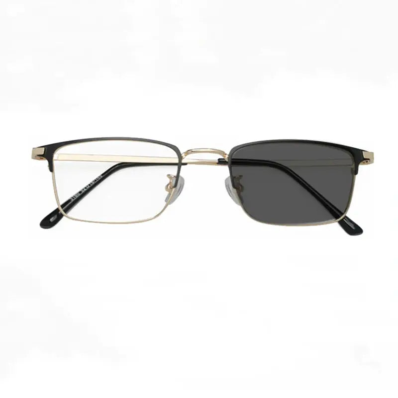 Unisex Square Full Rim Alloy Reading Glasses 3160 — view 8 | Rx Spectacle