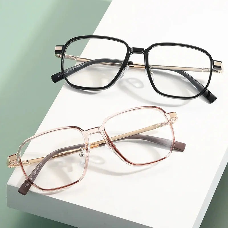 Unisex Square Full Rim Plastic Prescription Glasses 81285 — view 2 | Rx Spectacle