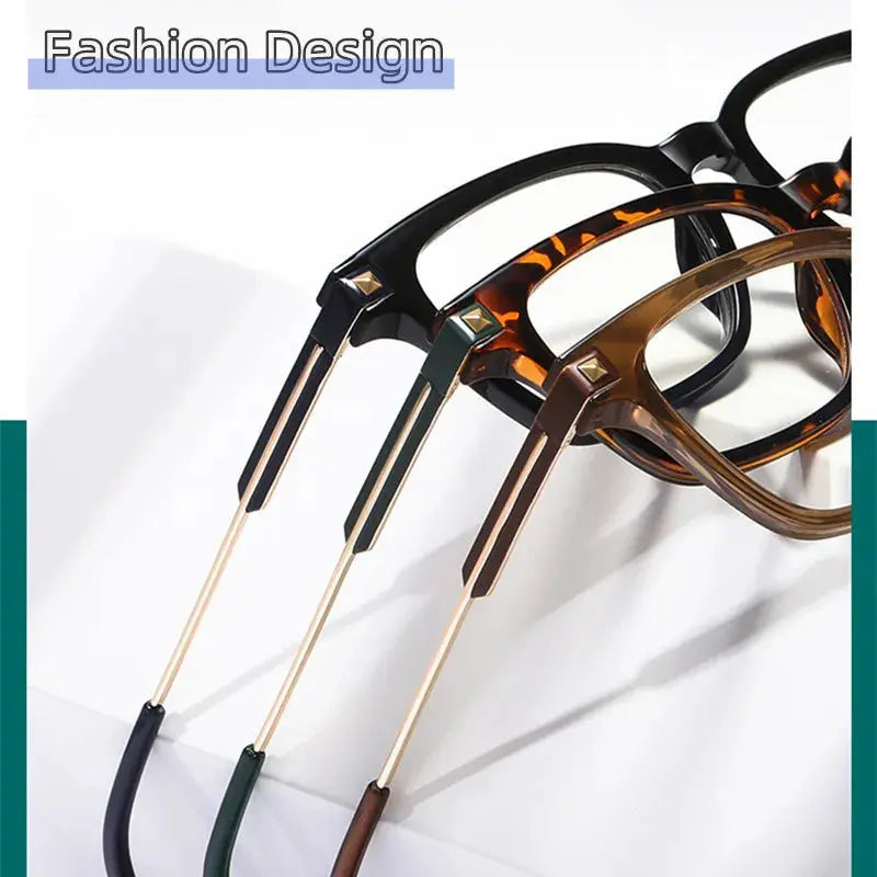 Unisex Square Full Rim TR90 Reading Glasses 2068 — view 2 | Rx Spectacle