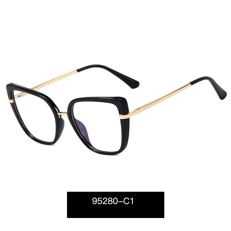 Women's Cat Eye Full Rim TR90 Prescription Glasses 195280 — view 9 | Rx Spectacle