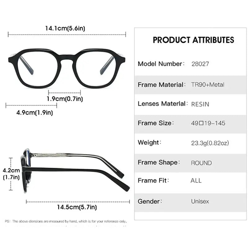 Women's Square Full Rim TR90 Reading Glasses 28027 — view 2 | Rx Spectacle