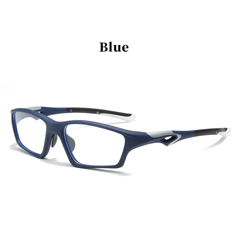 Unisex Rectangular Full Rim TR90 Sports Glasses 81278 — view 8 | Rx Spectacle
