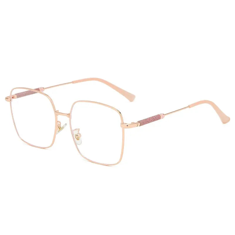 Men's Square Full Rim Alloy Reading Glasses 8960 — view 4 | Rx Spectacle