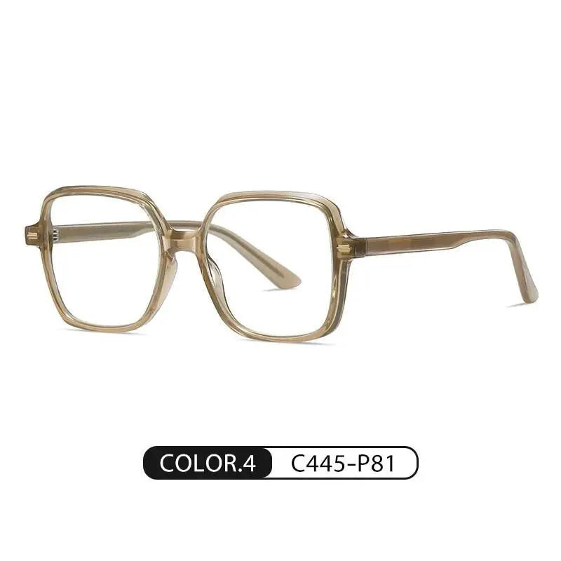 Men's Square Full Rim Titanium Prescription Glasses Bc907 — view 9 | Rx Spectacle