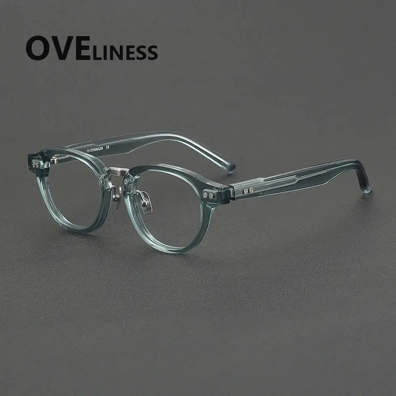 Unisex Oval Full Rim Acetate Prescription Glasses 369150 — view 6 | Rx Spectacle