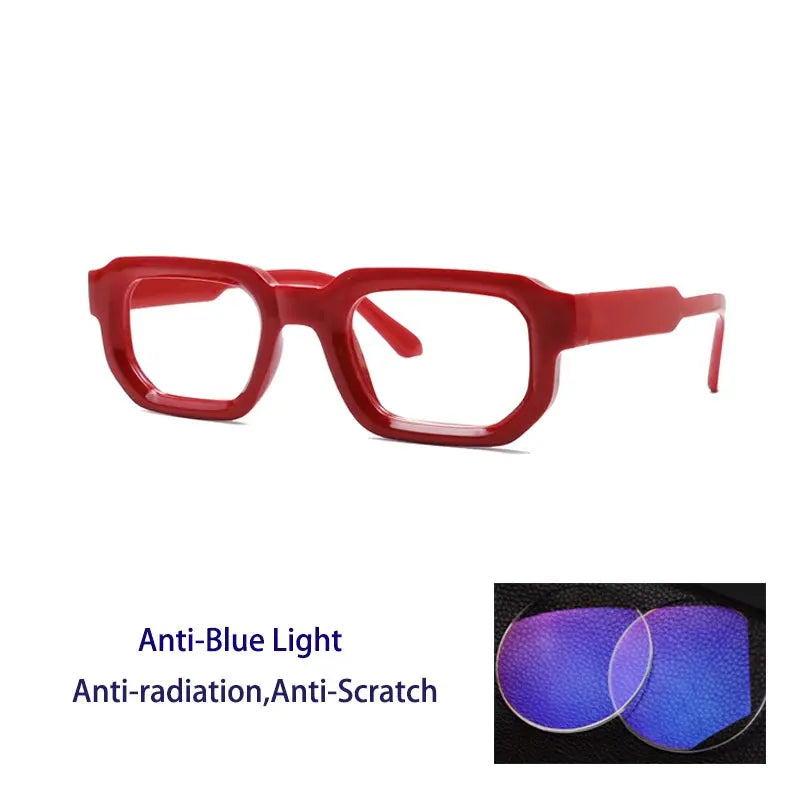 Unisex Square Full Rim TR90 Reading Glasses 71853 — view 6 | Rx Spectacle