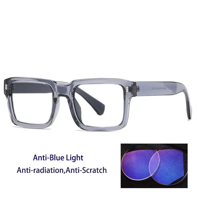 Unisex Square Full Rim Prescription Glasses 491001 — view 6 | Rx Spectacle