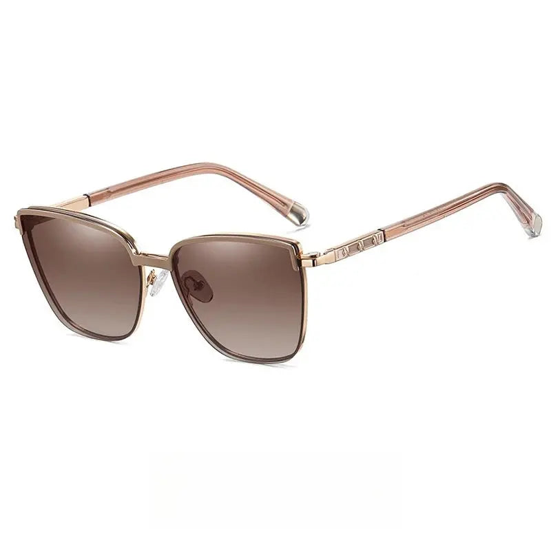Women's Cat Eye Full Rim TR90 Clip-On Prescription Glasses 85009 — view 8 | Rx Spectacle
