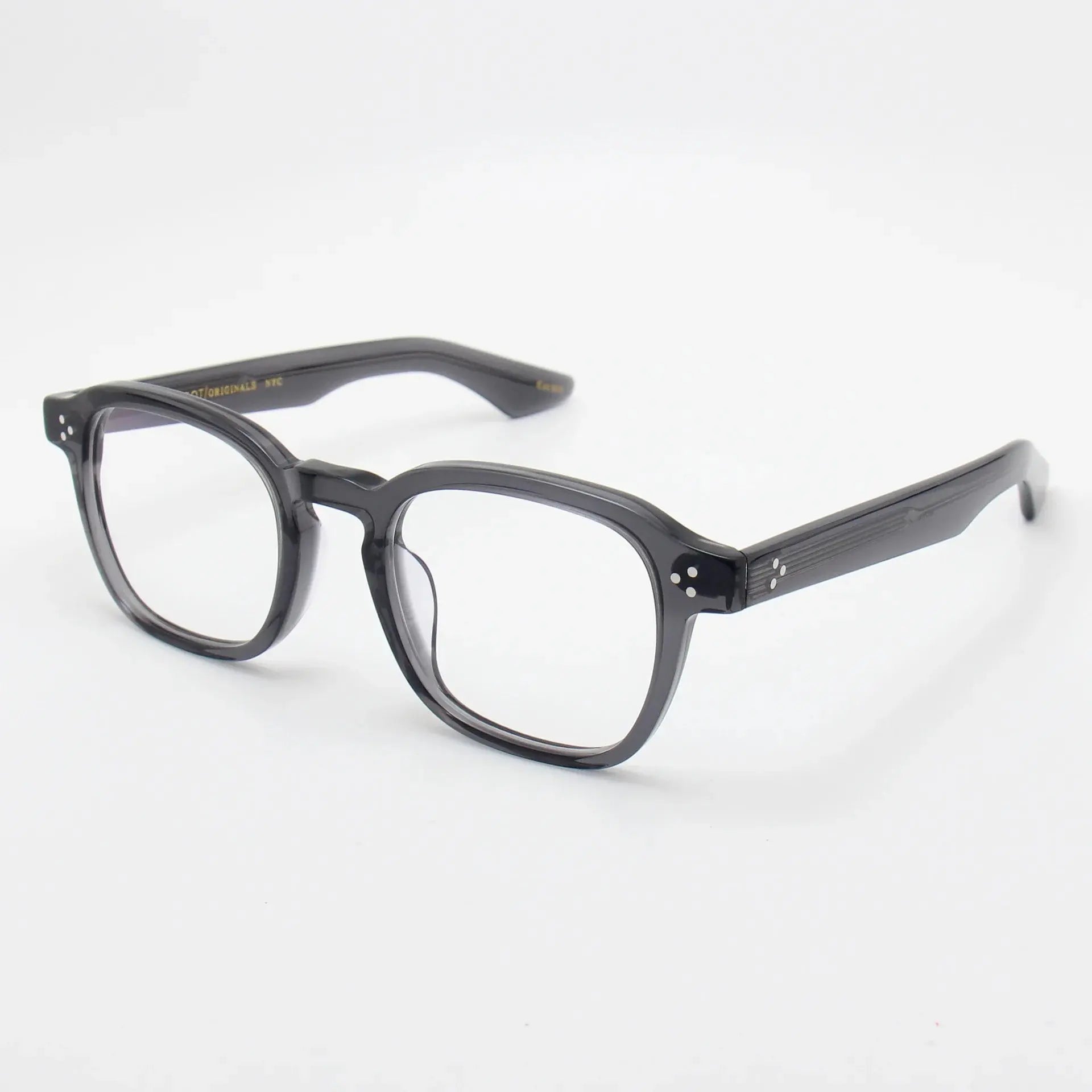 Unisex Square Full Rim Acetate Prescription Glasses 91147 — view 4 | Rx Spectacle