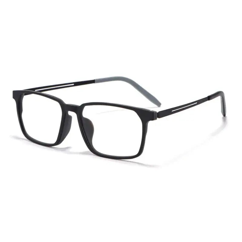 Unisex Square Full Rim Titanium Prescription Glasses 887824 — view 5 | Rx Spectacle