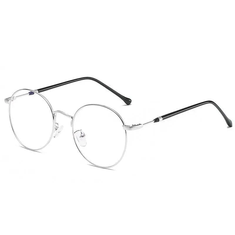 Unisex Round Full Rim Alloy Prescription Glasses 1912 — view 5 | Rx Spectacle