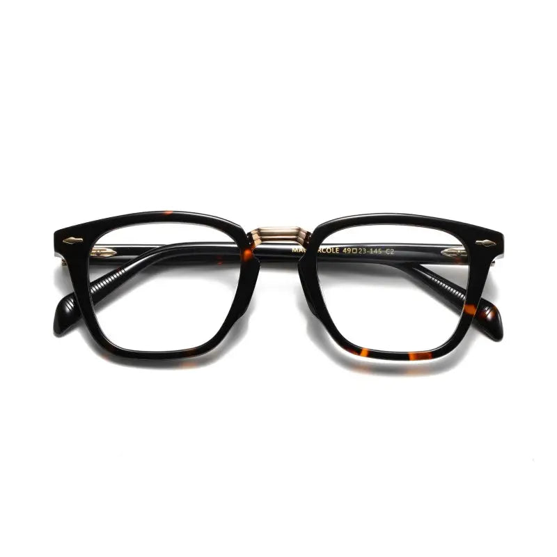 Unisex Square Full Rim Acetate Prescription Glasses 4923145 — view 8 | Rx Spectacle