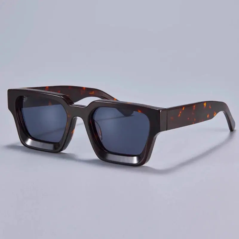 Unisex Square Full Rim Acetate Prescription Glasses 721439 — view 6 | Rx Spectacle