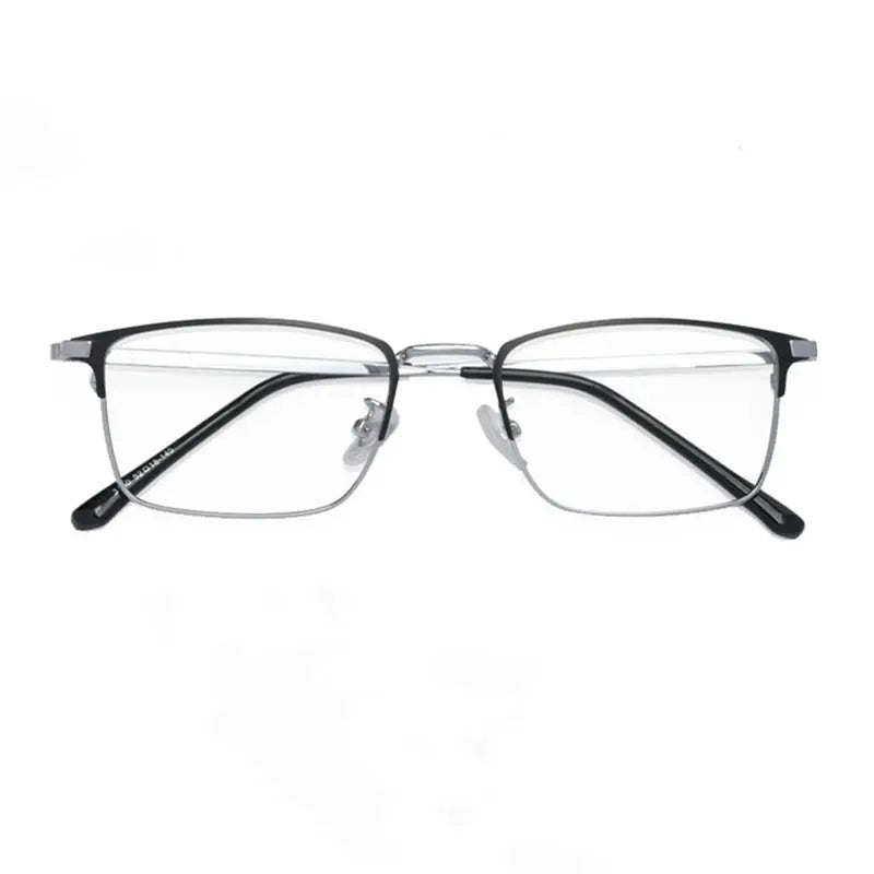 Unisex Square Full Rim Alloy Reading Glasses 3160 — view 4 | Rx Spectacle