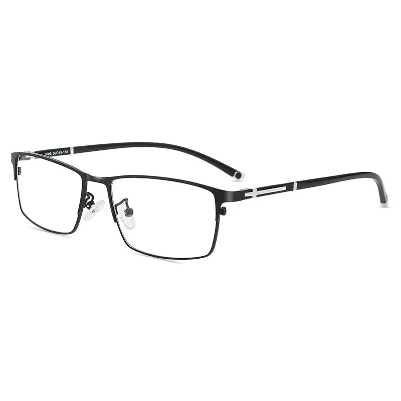 Unisex Square Full Rim Titanium Prescription Glasses 456235 — view 6 | Rx Spectacle