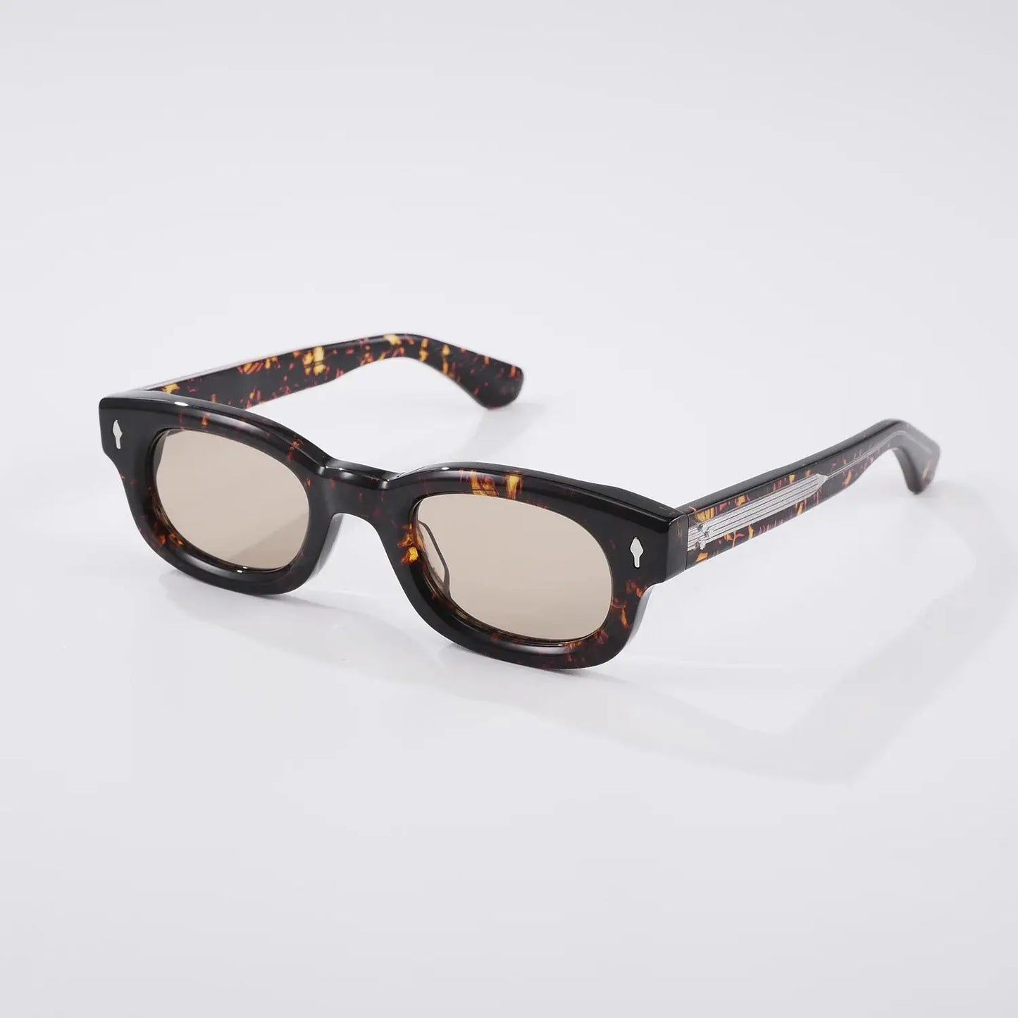 Unisex Oval Full Rim Acetate Prescription Glasses 363119 — view 7 | Rx Spectacle