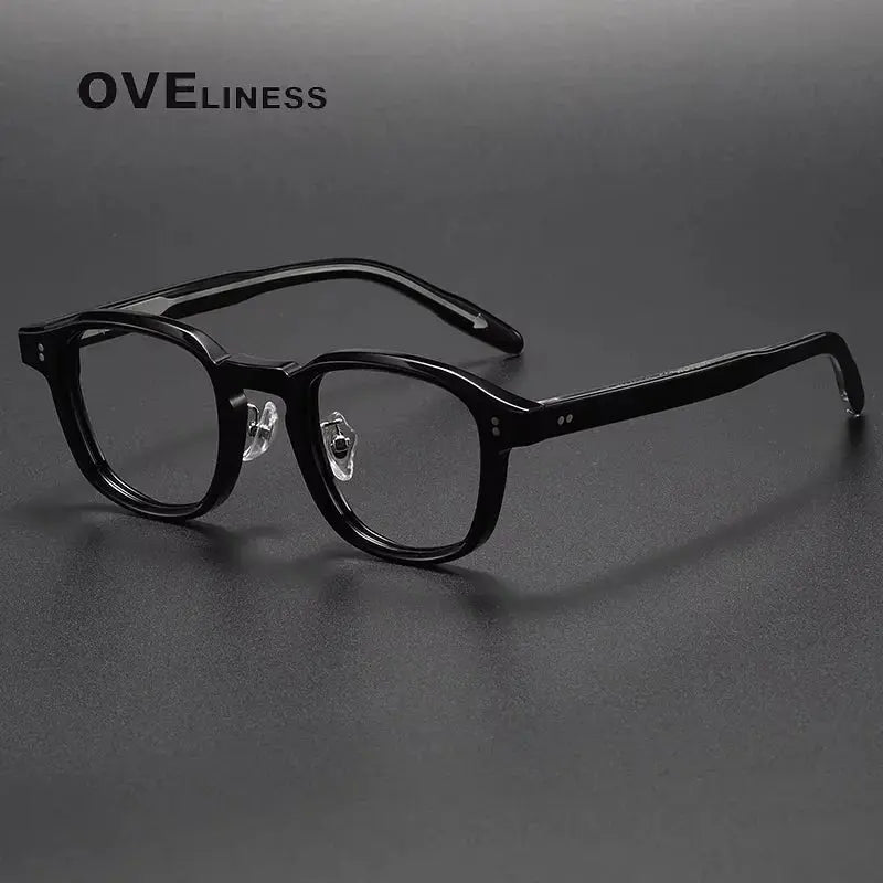Women's Square Full Rim Acetate Prescription Glasses 313013 — view 4 | Rx Spectacle