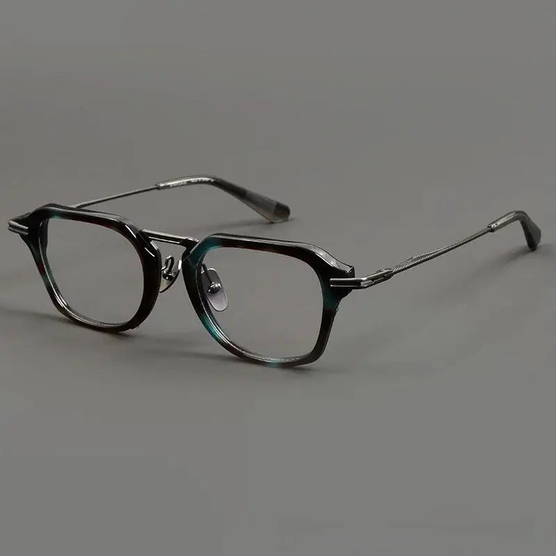Men's Oval Full Rim Titanium Prescription Glasses 413000 — view 6 | Rx Spectacle