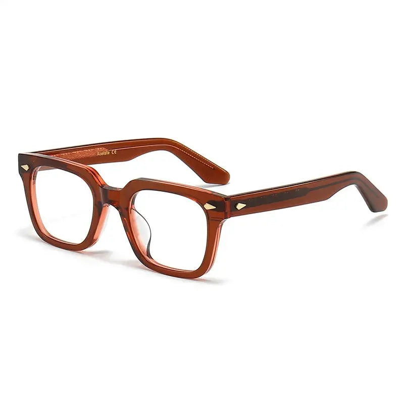 Unisex Browline Full Rim Acetate Prescription Glasses 48140 — view 5 | Rx Spectacle