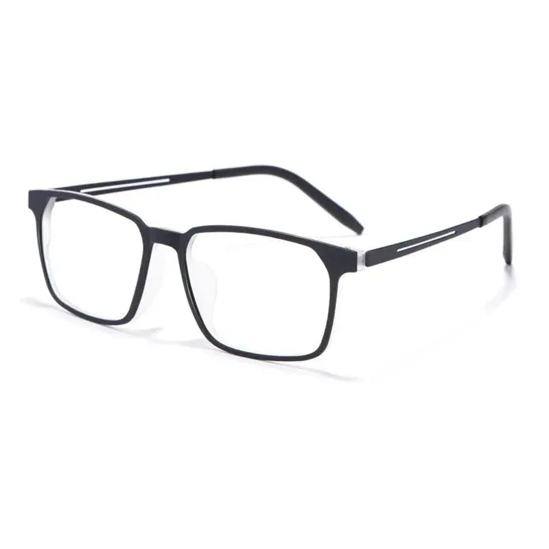 Unisex Square Full Rim Titanium Prescription Glasses 78878 — view 5 | Rx Spectacle