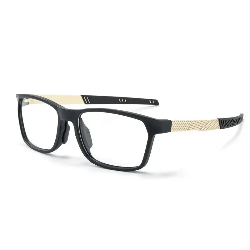 Unisex Square Full Rim TR90 Sports Glasses 48086 — view 4 | Rx Spectacle