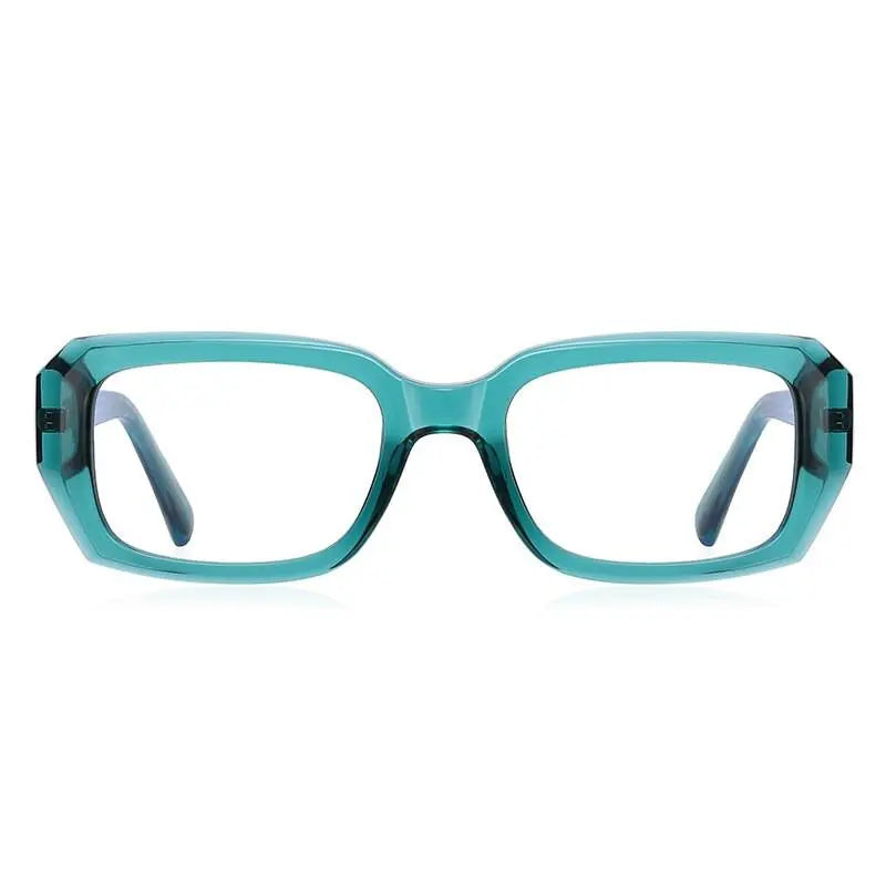 Unisex Square Full Rim Acetate Prescription Glasses 2154 — view 9 | Rx Spectacle