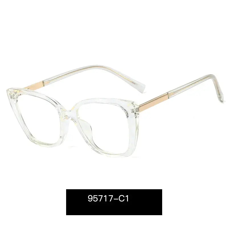 Women's Cat Eye Full Rim TR90 Prescription Glasses 95717 — view 4 | Rx Spectacle