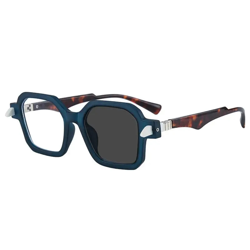 Unisex Square Full Rim Acetate Oversized Reading Glasses 5571 — view 13 | Rx Spectacle
