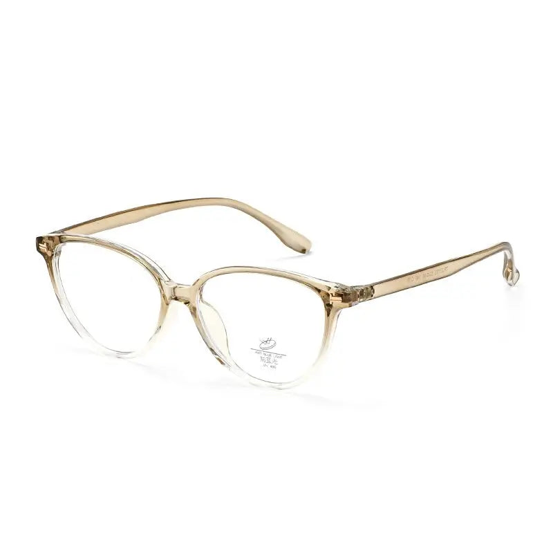 Women's Cat Eye Full Rim TR90 Prescription Glasses 323132 — view 3 | Rx Spectacle