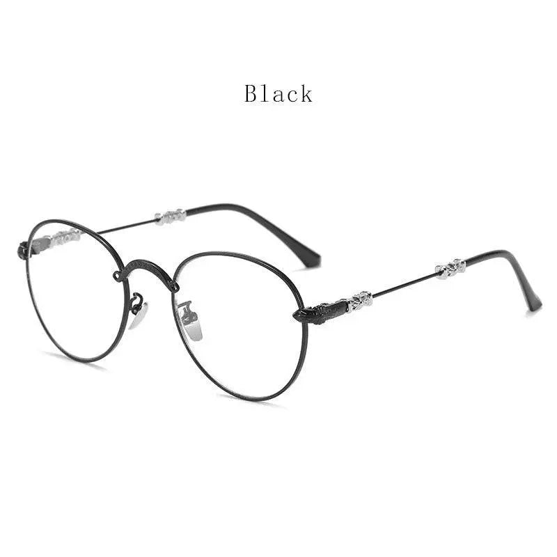 Unisex Oval Full Rim Alloy Reading Glasses 9003 — view 2 | Rx Spectacle