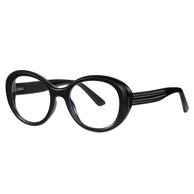 Women's Oval Full Rim TR90 Prescription Glasses J2146 — view 12 | Rx Spectacle