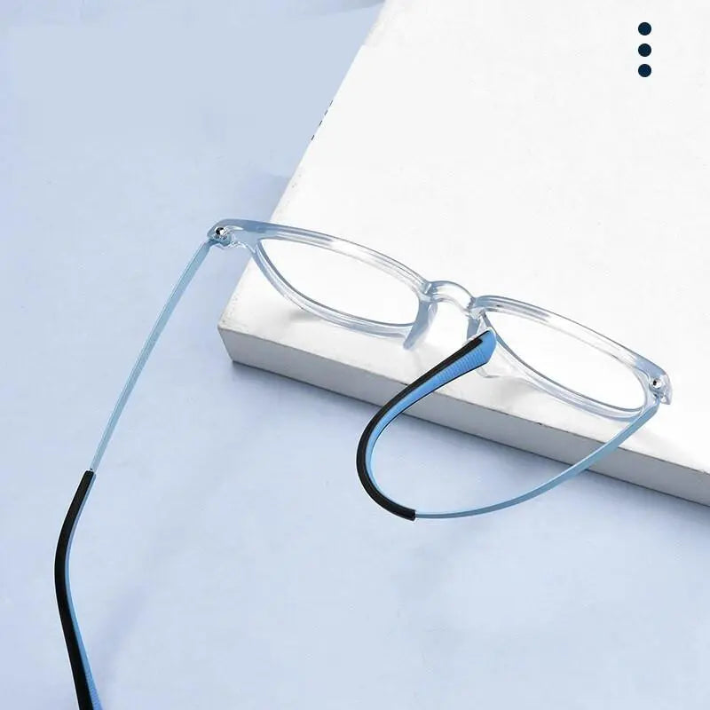 Unisex Square Full Rim Titanium Prescription Glasses 99905t — view 7 | Rx Spectacle