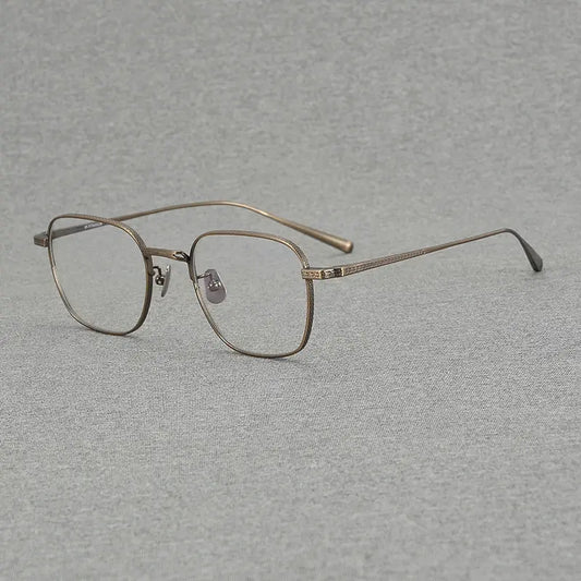 Women's Polygon Full Rim Titanium Prescription Glasses 51015 — view 1 | Rx Spectacle