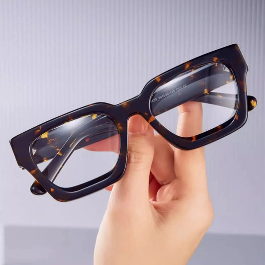 Unisex Browline Full Rim Acetate Prescription Glasses 71439 — view 1 | Rx Spectacle